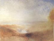 Joseph Mallord William Turner Landscape with Distant River and Bay (mk05) oil painting reproduction